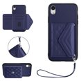 thumbnail image 1 of for iPhone XR Wallet Case with Card Holder, Elegant Durable PU Leather Protective Magnetic Closure Flip Phone Cover Kickstand RFID Blocking for Women Girls for iPhone XR, Blue, 1 of 8
