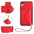 thumbnail image 1 of for iPhone XR Wallet Case with Card Holder, Elegant Durable PU Leather Protective Magnetic Closure Flip Phone Cover Kickstand RFID Blocking for Women Girls for iPhone XR, Red, 1 of 8