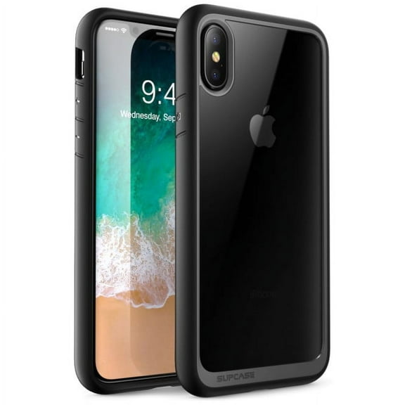 iPhone XS Case, iPhone X case, SUPCASE Unicorn Beetle Style Premium Hybrid Protective Clear Case for for iPhone X 2017 & iPhone XS 5.8 inch 2018 Release (Black)