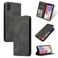 thumbnail image 1 of iPhone XS Leather Case, iPhone X Case, Dteck Smooth PU Leather Flip Folio Wallet Card Slots Case Cover Stand Feature & Magnetic Closure For Apple iPhone XS/X 5.8 inch, Gray, 1 of 7