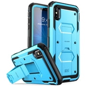 iPhone XS Max Case , [Armorbox] i-Blason [Built in Tempered Glass Screen Protector][Full body] [Heavy Duty Protection] [Kickstand] Shock Reduction Case foriPhone XS Max Case 2018