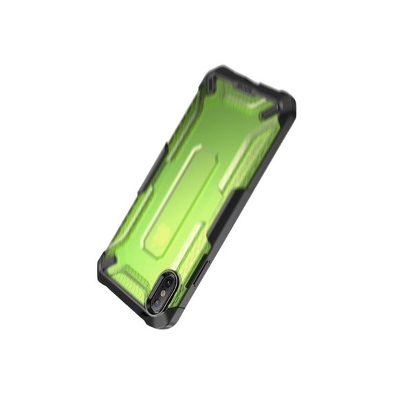 SupCase Unicorn Beetle - Back cover for cell phone - thermoplastic polyurethane (TPU) - green - for Apple iPhone XS Max