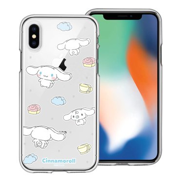 iPhone XS Max Case Sanrio Cute Clear Soft Jelly Cover - Block Cinnamoroll