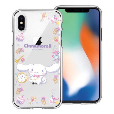 iPhone XS Max Case Sanrio Cute Clear Soft Jelly Cover - Circle Cinnamoroll