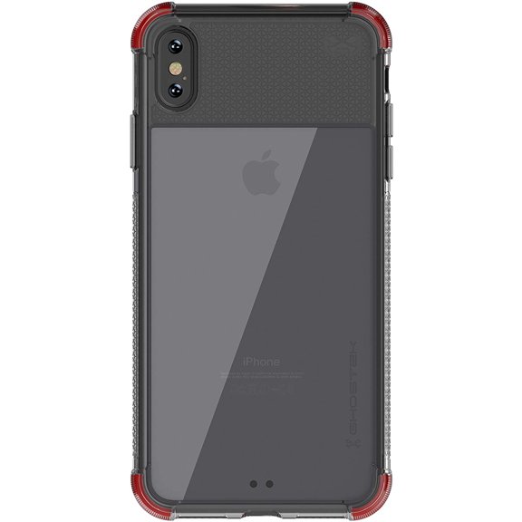iPhone XS Max Clear Case for Apple iPhone X XR XS Ghostek Covert (Red)