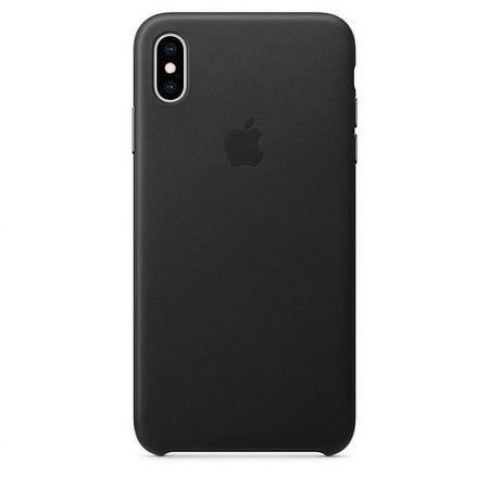 Apple - iPhone® XS Max Leather Case - Black