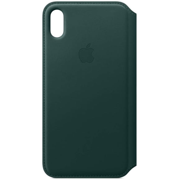 iPhone XS Max Leather Folio - Forest Green