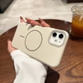 thumbnail image 1 of For iPhone XS Max Phone Case [Compatible with Magsafe] [Minimalist Design] Ultra Slim Anti-Fingerprint Anti-Scratch Anti-fall Shockproof Protective Thin Fit Hard PC Rugged Phone Case,White, 1 of 7