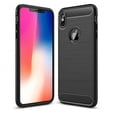 thumbnail image 1 of iPhone XS Max Slim Fit Carbon Fiber Case Cover Reinforced Bumper Shock Absorbent Black, 1 of 8