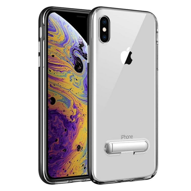 iPhone XS Max, Slim Transparent Case with TPU Frame and iPhone XS Max, Slim Transparent Case with TPU Frame and