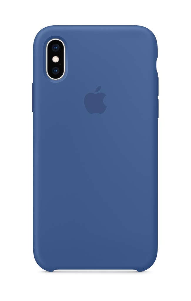 APPLE iPhone XS Silicone Case - Delft Blue