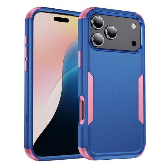 For iPhone XS/X (5.8") Shockproof Hybrid Case, Dual-layer Case, Drop Proof, Anti-Scratch, Anti-Fingerprint, Protective Lightweight Phone Case for Women Men, Red
