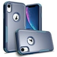 thumbnail image 1 of for iPhone XS/X Case, Hybrid Case Compatible with iPhone XS/X Case, Hybrid Heavy Duty Military Grade Full-Body Drop Shockproof Dustproof 3-Layers Rugged Protective Phone Cover, 
Navy + Green, 1 of 7