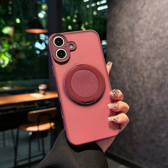 For iPhone XS/X Case with Magnetic Ring Stand Holder [Military Drop Protection] [Compatible with MagSafe] Shockproof Protective Non-Slip Grip Phone Case For iPhone XS/X,Red