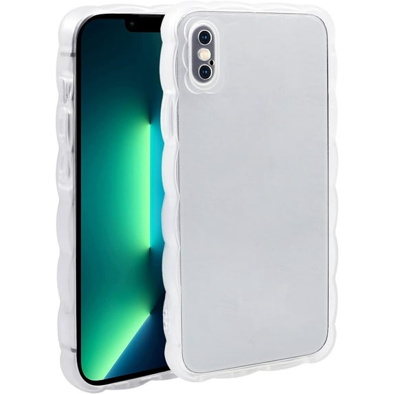 iPhone Xs Max Case, Clear Shockproof Kawaii TPU Phone Case for iPhone Xs Max (6.5 inch) Cute Cover for Girls and Women, Transparent