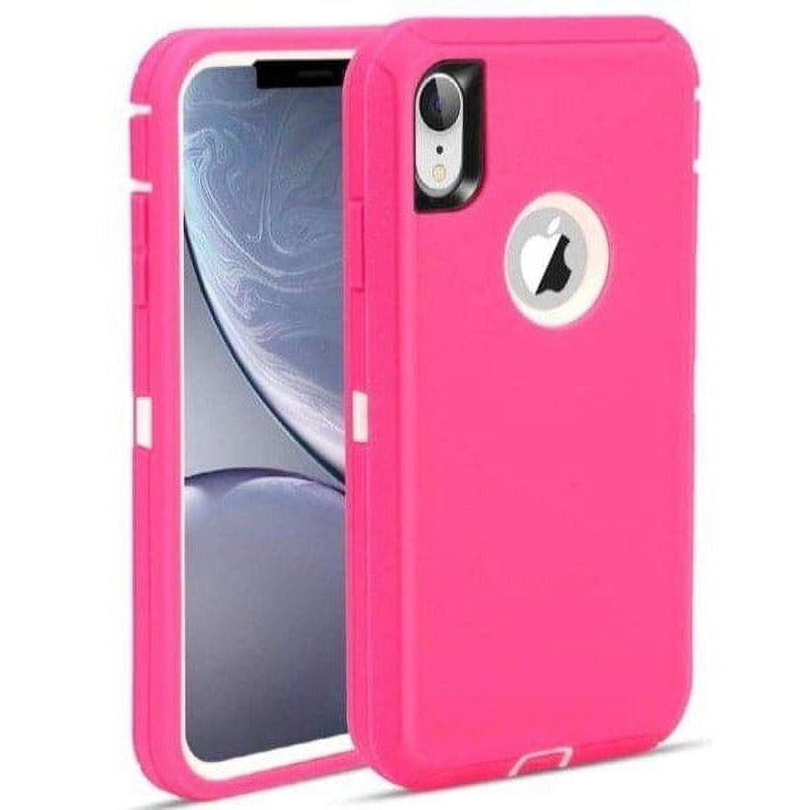 Entronix Iphone Xs Max Hard Case Heavy Duty Shock Proof 3 Layer Pink 6844