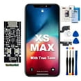 thumbnail image 1 of For iPhone Xs Max Screen Replacement Kit，6.5 inch LCD Touch Screen True Tone Digitizer Assembly , Screen iPhone XS Max Replacement with Complete Repair Tools and Tempered Glass, 1 of 9