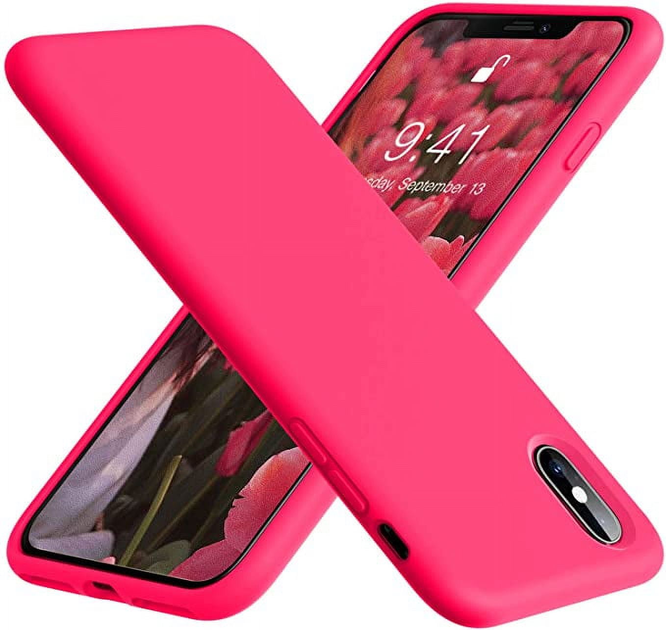 M Cart Silicon Microfiber Back Case Cover for iPhone Xs case Cover