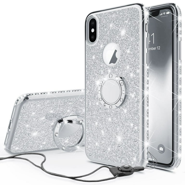 iPhone Xs / iPhone X Case, Cute Glitter for Girls Women w iPhone Xs / iPhone X Case, Cute Glitter for Girls Women w