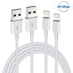 APFEN iPhone Charger Cable [MFi Certified] 2Pack 6FT Compatible Apple Fast Charging Cord (White)