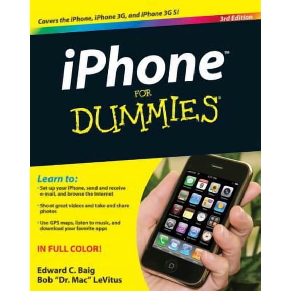 Pre-Owned iPhone for Dummies (Paperback) by Edward C Baig, Bob LeVitus