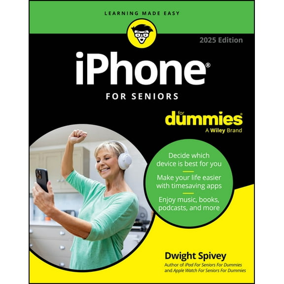 iPhone for Seniors for Dummies, 2025 Edition, (Paperback)