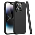 thumbnail image 1 of For iPhone14 Plus Phone Case, Ebizware Shockproof Liquid Silicone Case Military Grade Protective Rugged Rubber Slim Cover with Microfiber Lining for iPhone14 Plus (Black), 1 of 8