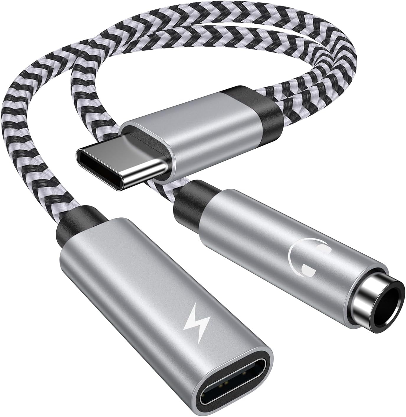 iPhone15 Type C Dongle Headphone Splitter Jack for iPhone 15/15 Plus/15