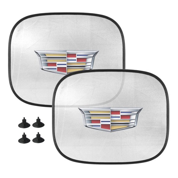 iPick Image UV Blocking Adult Automotive Window Shades, Mesh Black, 17 x 14 in,2 pcs