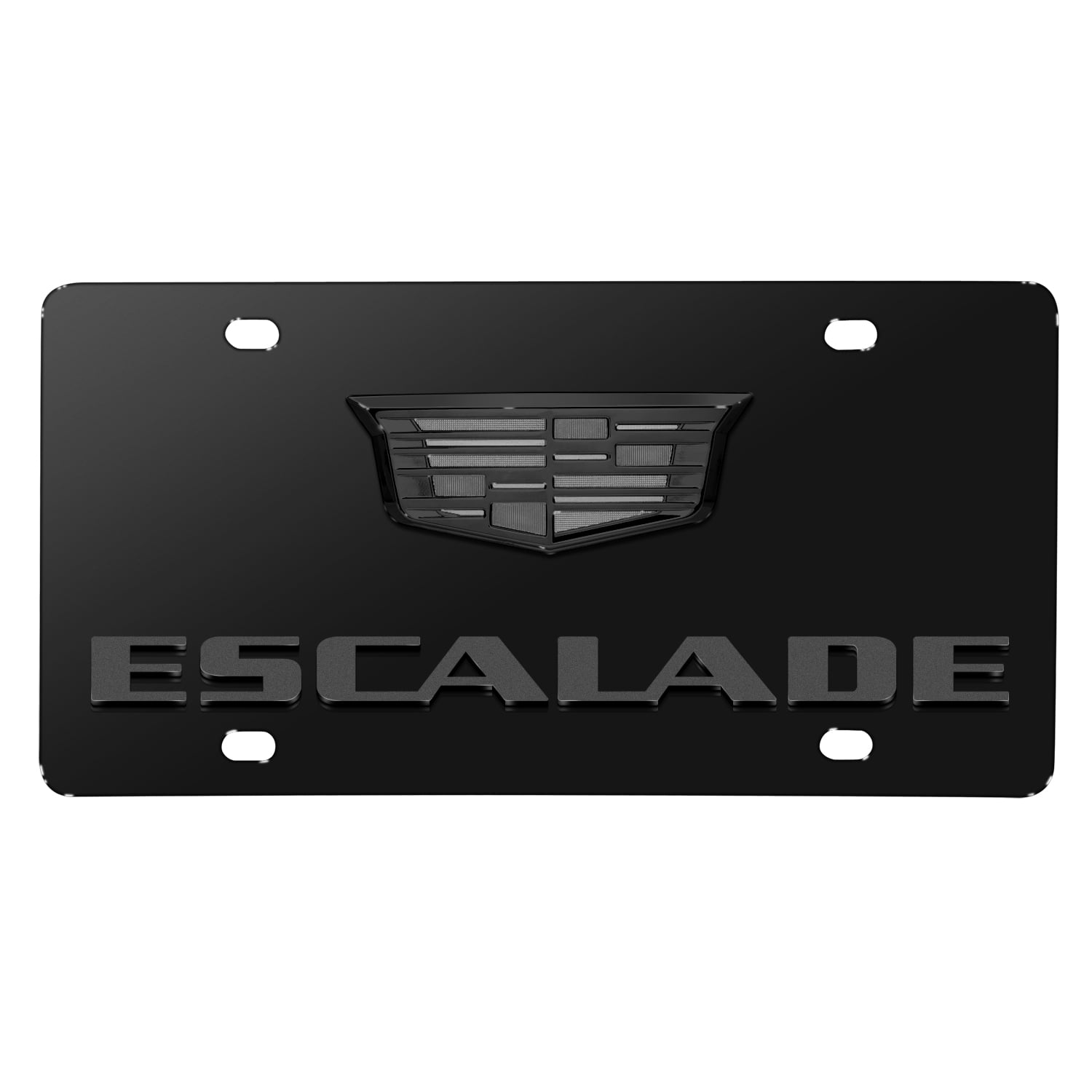 Cadillac Front Auto Heavy Duty Vanity Stainless Metal License Plate