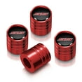 thumbnail image 1 of iPick Image for Chevrolet Camaro SS Logo in Black on Red Aluminum Cylinder-Style Tire Valve Stem Caps, Official Licensed, 1 of 4