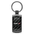 thumbnail image 1 of iPick Image for Chevrolet Camaro ZL1 Real Black Carbon Fiber Gunmetal Black Case Key Chain, Official Licensed, 1 of 5
