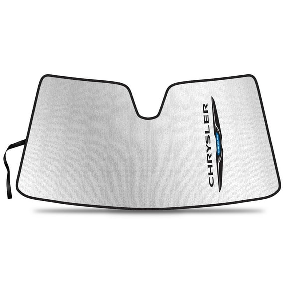 iPick Image for Chrysler Pacifica 2017 to 2022 Custom Fit Silver Reflective Bubble Roll-up Auto Windshield Sun Shade, Official Licensed
