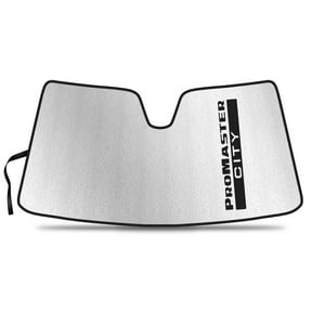 iPick Image for Dodge Promaster City Van 2015 to 2022 Custom Fit Silver Reflective Bubble Roll-up Auto Windshield Sun Shade, Official Licensed