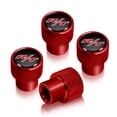 thumbnail image 1 of iPick Image for Dodge R/T Logo in Black on Red Aluminum Tire Valve Stem Caps, Official Licensed, 1 of 4