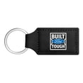 thumbnail image 1 of iPick Image for Ford Built-Ford-Tough Rectangular Black Leatherette Key Chain, Official Licensed, 1 of 4