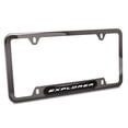 thumbnail image 1 of iPick Image for Ford Explorer Real Carbon Fiber Insert Gunmetal Chrome Stainless Steel License Plate Frame, Official Licensed, 1 of 7
