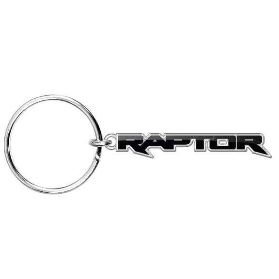 iPick Image for Ford F-150 Raptor 2017 up Full-Color Die-Cut Metal Key Chain, Key-Charm, Official Licensed