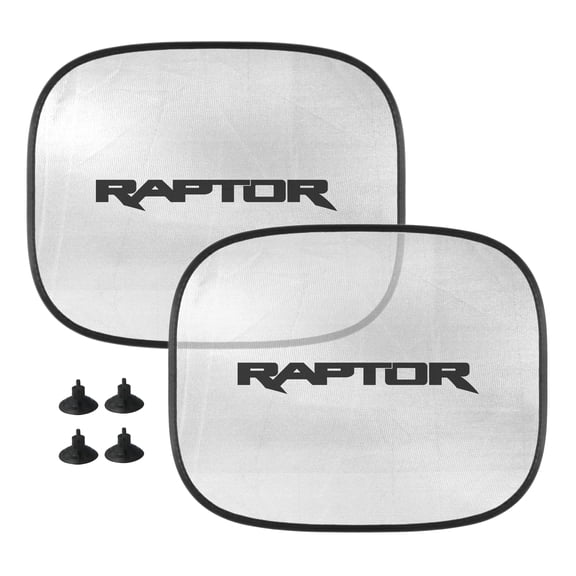 iPick Image for Ford F-150 Raptor Car Side Window Mesh Sun Shades for Baby Children UV Protection, 2 Pack, Official Licensed