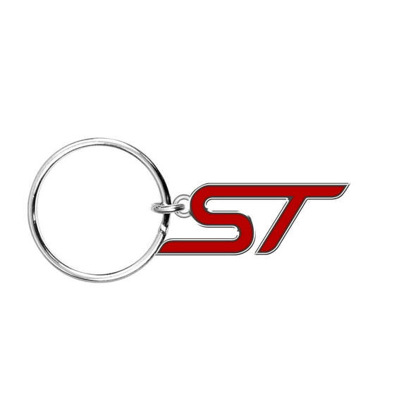 iPick Image for Ford ST Full-Color Die-Cut Metal Key Chain, Key-Charm, Official Licensed