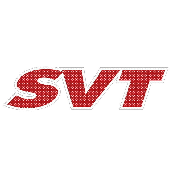 iPick Image for Ford SVT Perforated Unobstructed View 12" Vinyl Window Film Adhesive Wrap Graphic Decal, Official Licensed