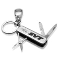 thumbnail image 1 of iPick Image for Ford SVT Stainless Steel Multi-Tool LED Light Metal Key Chain, Official Licensed, 1 of 5