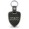 thumbnail image 1 of iPick Image for Ford Thunderbird Real Black Carbon Fiber Large Shield-Style Key Chain, Official Licensed, 1 of 5