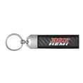 thumbnail image 1 of iPick Image for HEMI 392 HP Real Carbon Fiber Leather Strap Key Chain with Black stitching, Official Licensed, 1 of 4