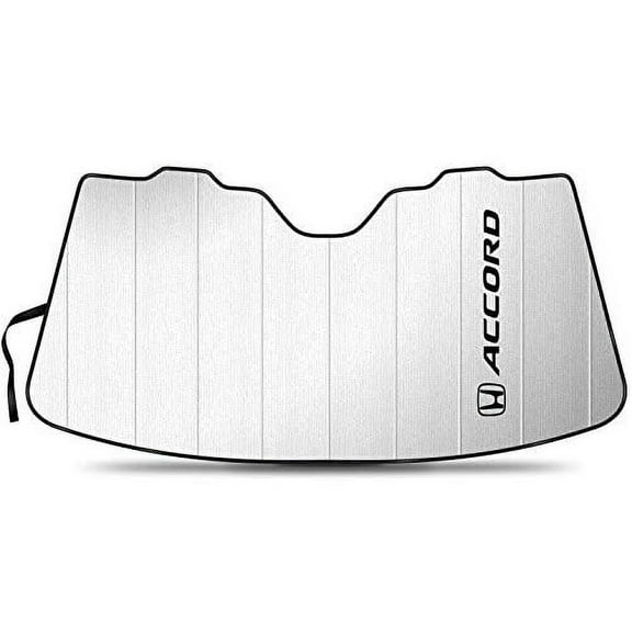 iPick Image for Honda Accord Universal Fit Enforced Stand-Up Auto Windshield Sun Shade at Jumbo Size 59"x 30", Official Licensed