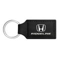 thumbnail image 1 of iPick Image for Honda Ridgeline Rectangular Black Leatherette Key Chain, Official Licensed, 1 of 4