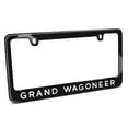 thumbnail image 1 of iPick Image for Jeep Grand Wagoneer Black Real 3K Carbon Fiber License Plate Frame, Official Licensed, 1 of 6