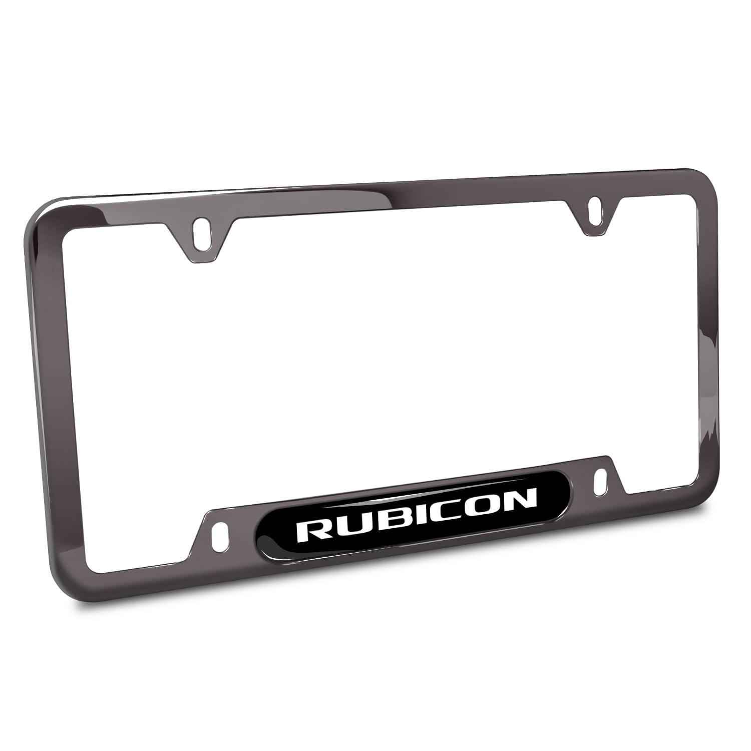 iPick Image for Jeep Rubicon Wrangler Black Insert Gunmetal Chrome ...