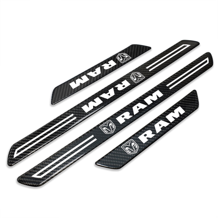 4pcs Garde Fibre de Carbone Bord Porte Pare-Chocs de Protection Inserts Couverture Voiture Universel 4pcs Garde Fibre de Carbone Bord Porte Pare-Chocs de Protection Inserts Couverture Voiture Universel