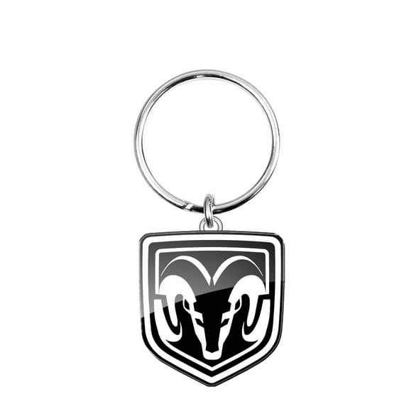 iPick Image for RAM Logo Full-Color Die-Cut Metal Key Chain, Key-Charm, Official Licensed